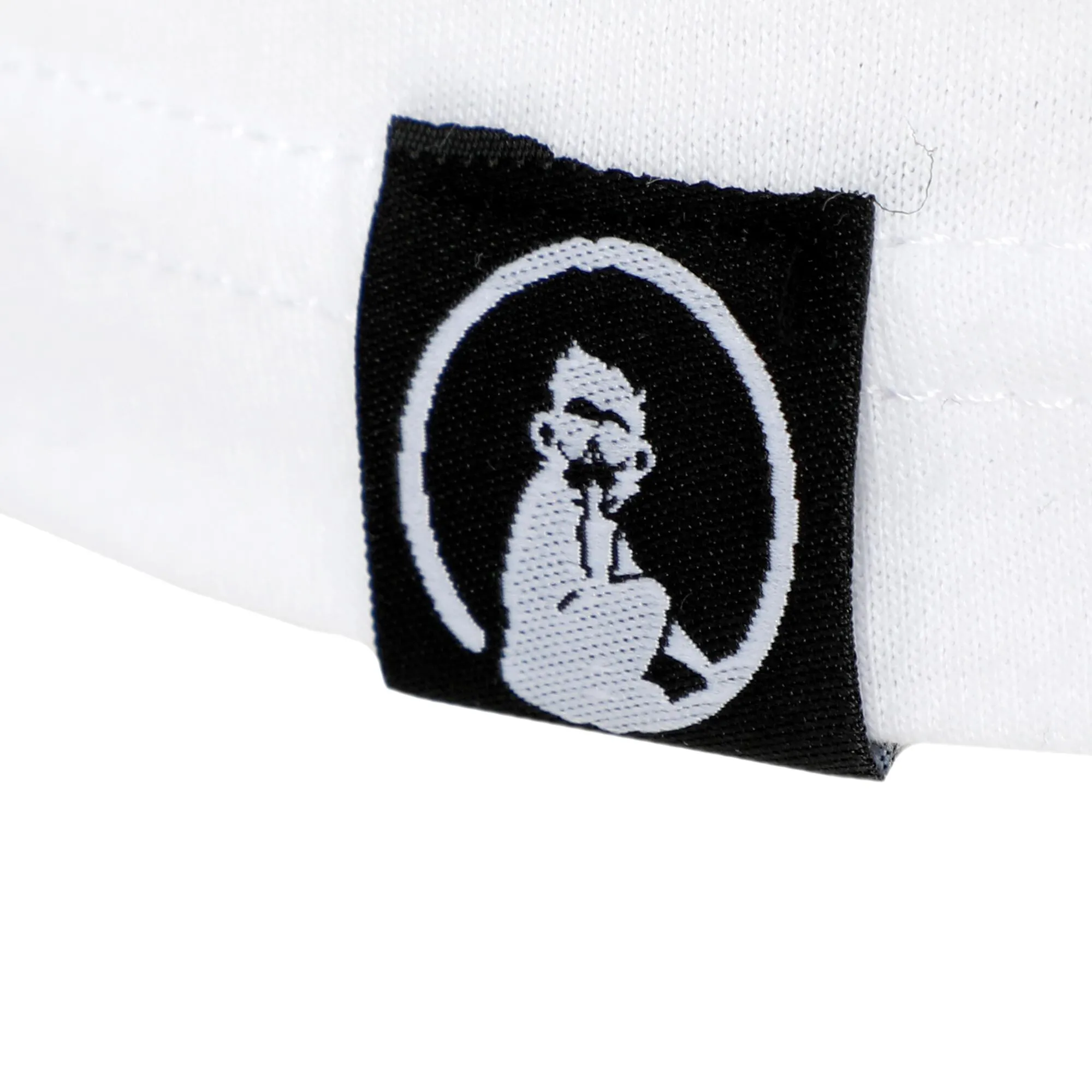 Quiet Please Advantage Logo Maglietta Uomini - Bianco, Nero - immagine 6