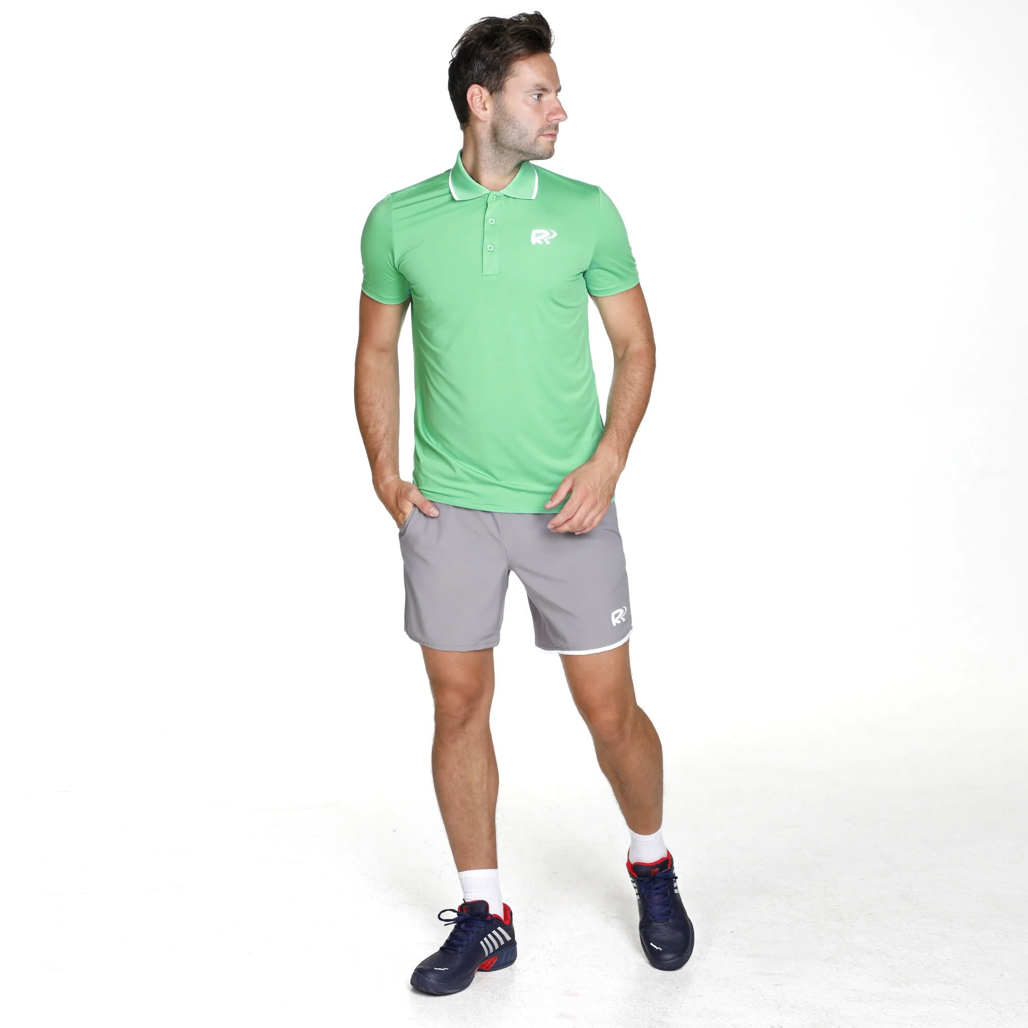Racket Roots Teamline Polo Uomini - Verde - immagine 3