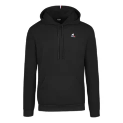 Le Coq Sportif Essentials N°1 Felpa Con Cappuccio Uomini - Nero