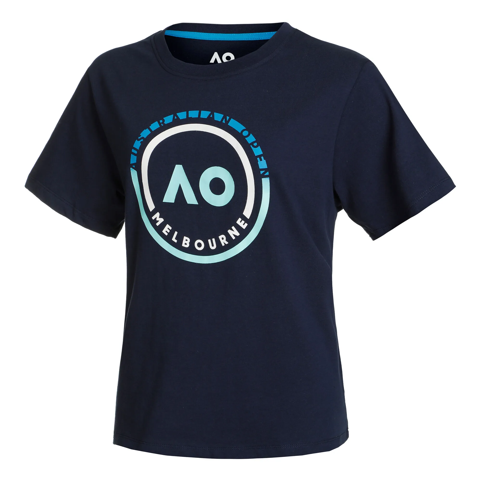Australian Open AO Round Logo Maglietta Donna - Blu Scuro, Blu