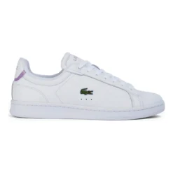 Lacoste Carnaby Pro Scarpa Per Il Tempo Libero Donna - Bianco, Lilla