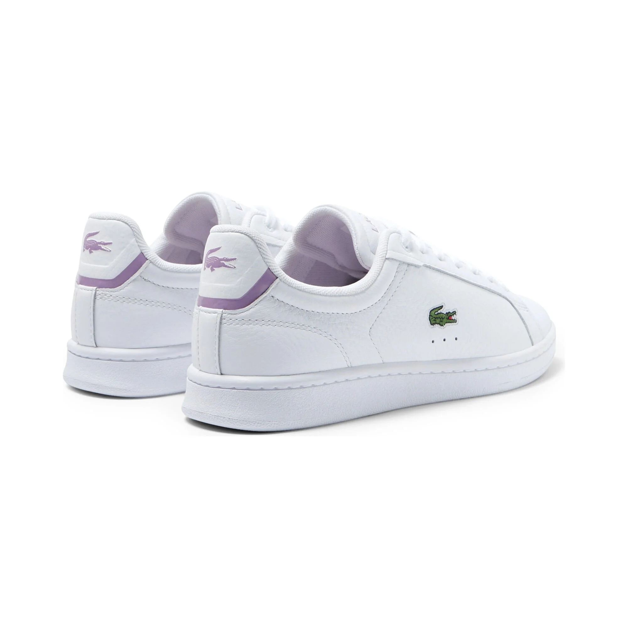 Lacoste Carnaby Pro Scarpa Per Il Tempo Libero Donna - Bianco, Lilla - immagine 2