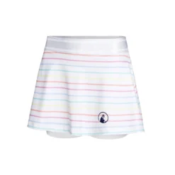 Quiet Please Rainbow Stripe Bounce Gonna Donna - Bianco, Multicolore