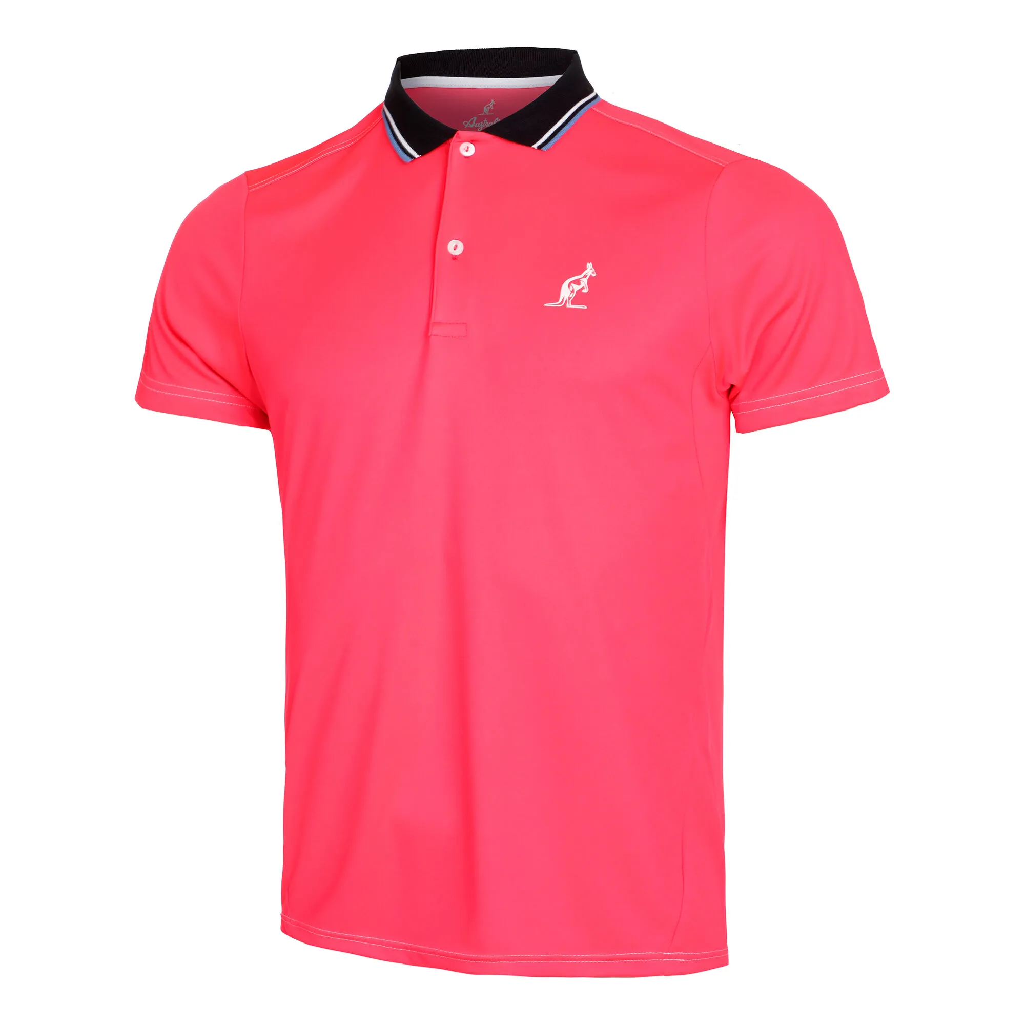 Australian Serve In Ace Polo Uomini - Rosso, Multicolore