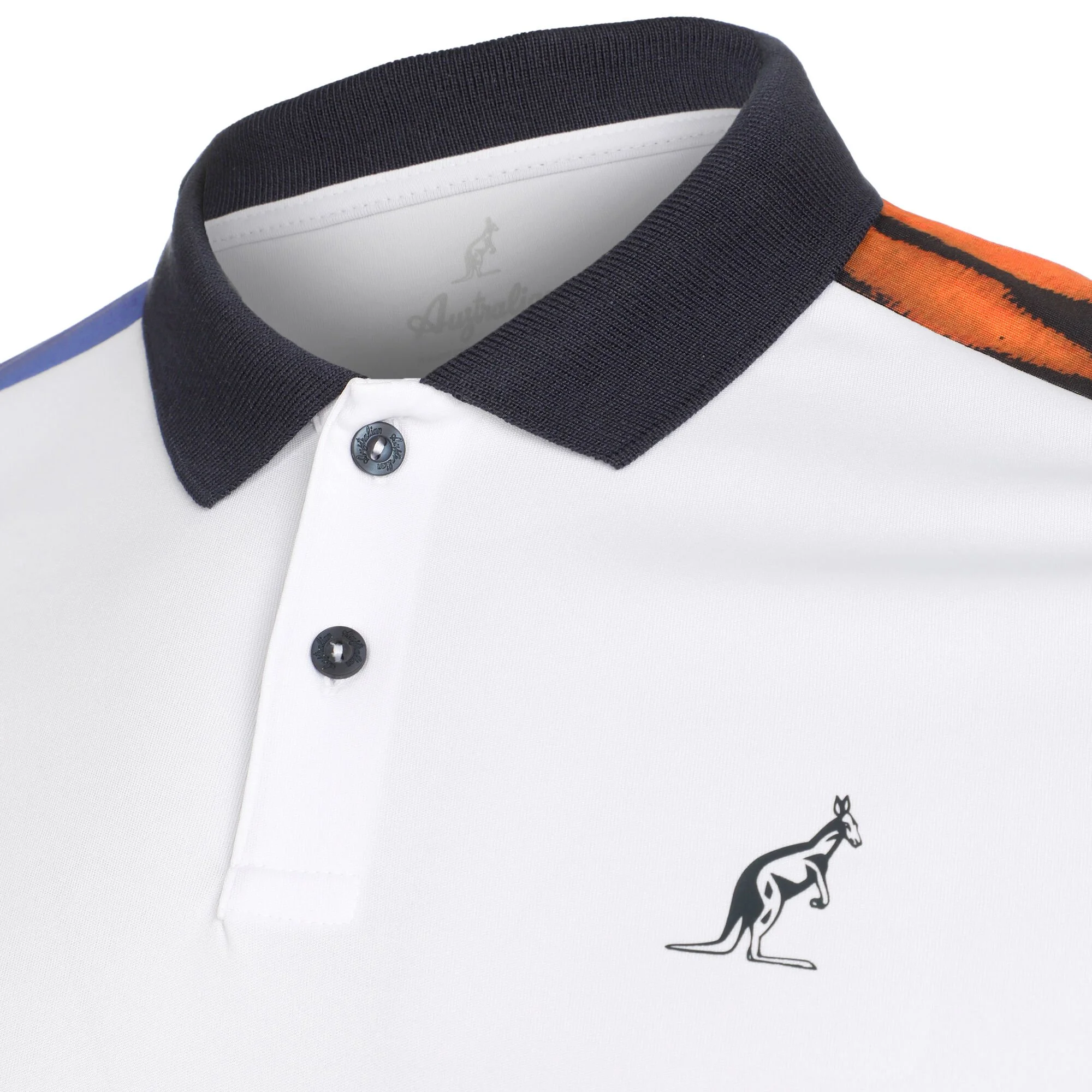 Australian Ace Blaze Polo Uomini - Bianco - immagine 3