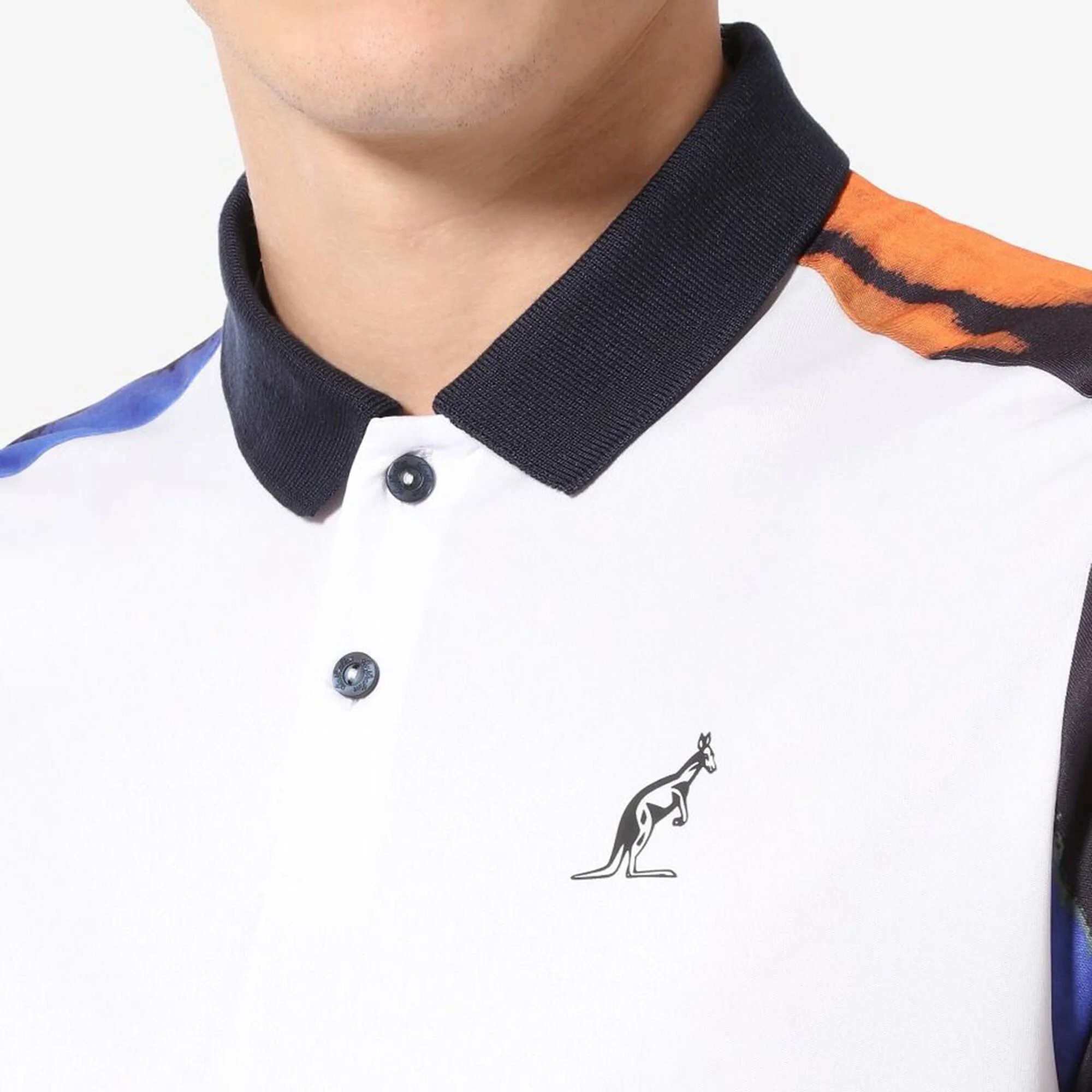 Australian Ace Blaze Polo Uomini - Bianco - immagine 7