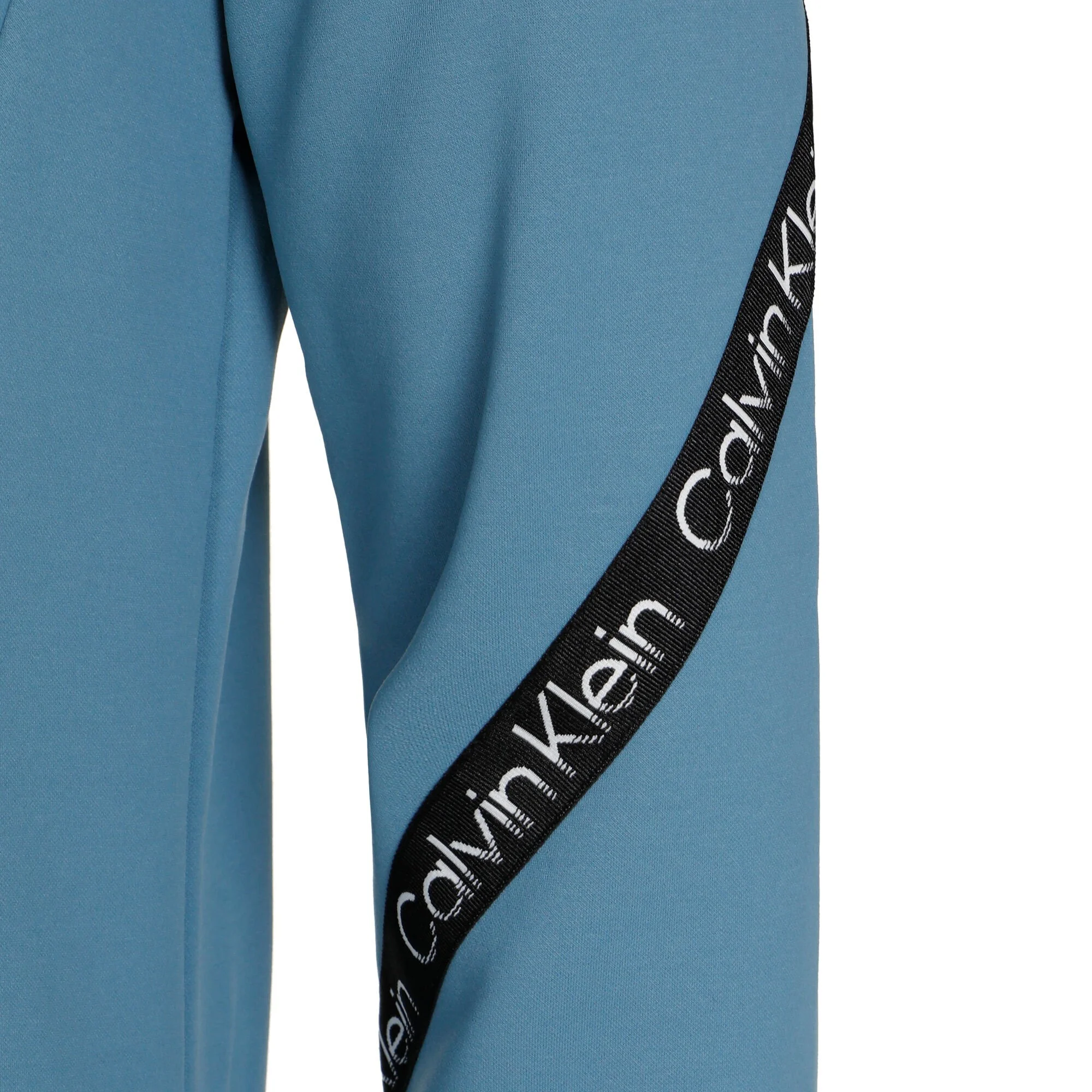 Calvin Klein 1/4 Zip Felpa Con Cappuccio Uomini - Blu - immagine 4