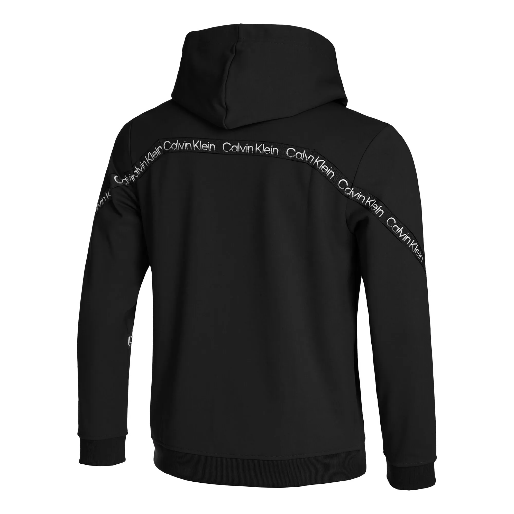 Calvin Klein 1/4 Zip Felpa Con Cappuccio Uomini - Nero - immagine 2