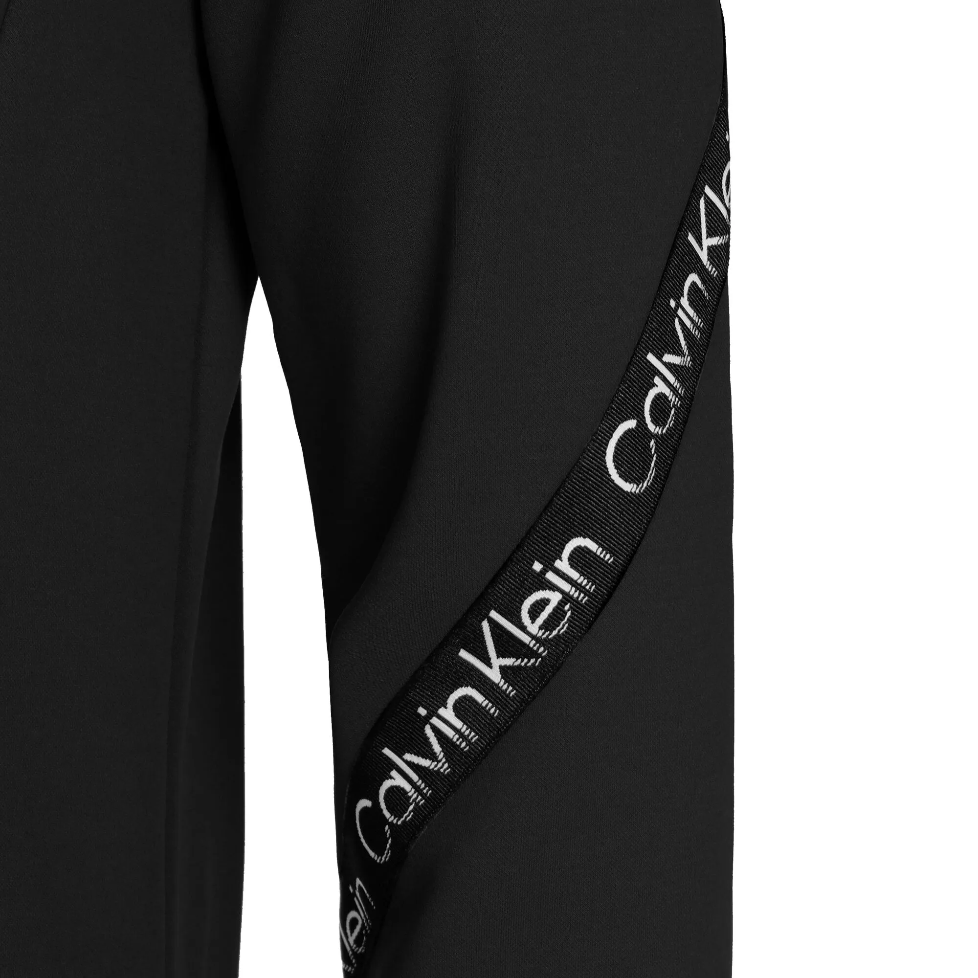 Calvin Klein 1/4 Zip Felpa Con Cappuccio Uomini - Nero - immagine 4