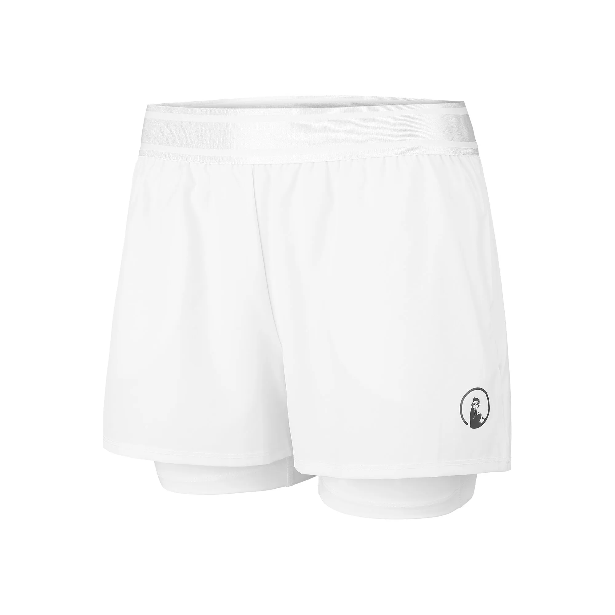 Quiet Please Point 2in1 Pantaloncini Donna - Bianco