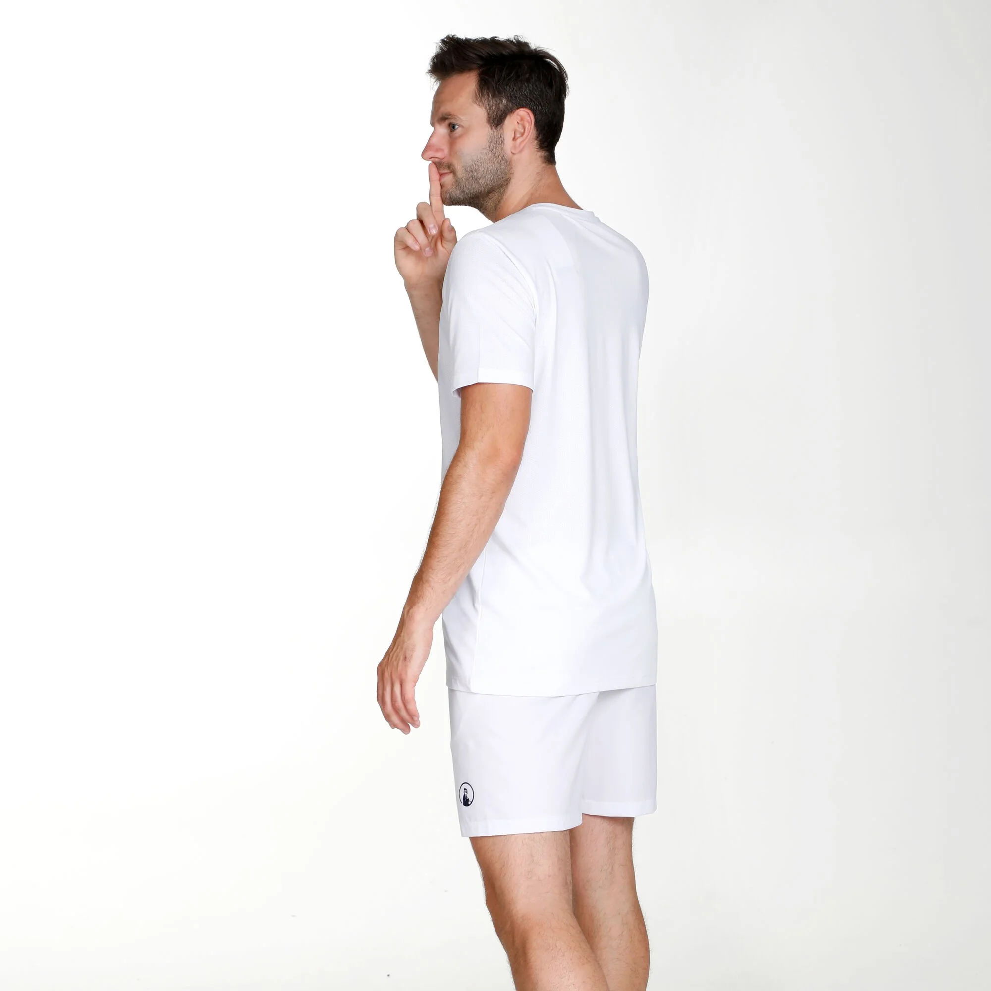 Quiet Please Receiver Maglietta Uomini - Bianco - immagine 4