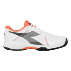 Diadora Trofeo Scarpa Per Terra Rossa Donna - Bianco, Arancione