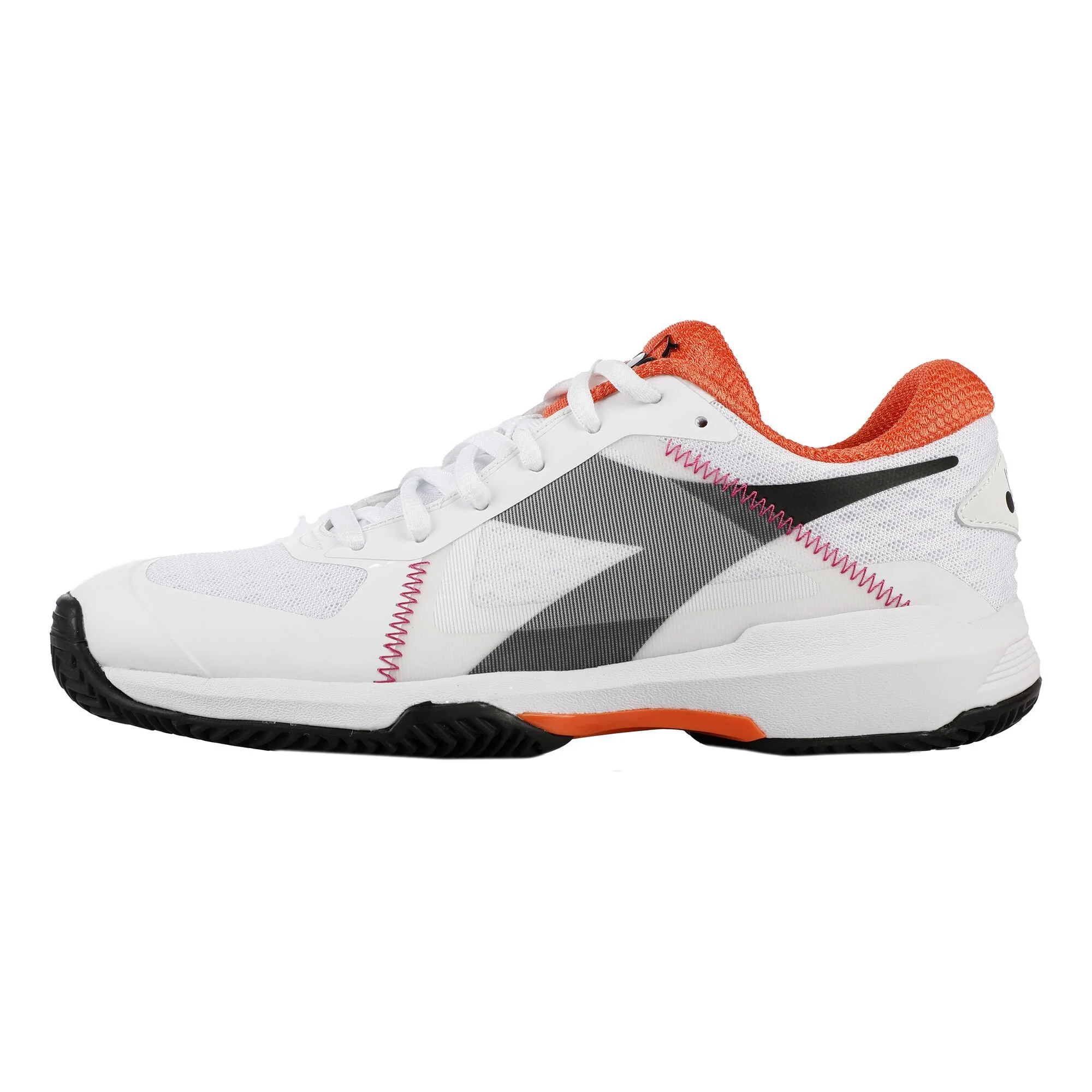Diadora Trofeo Scarpa Per Terra Rossa Donna - Bianco, Arancione - immagine 2