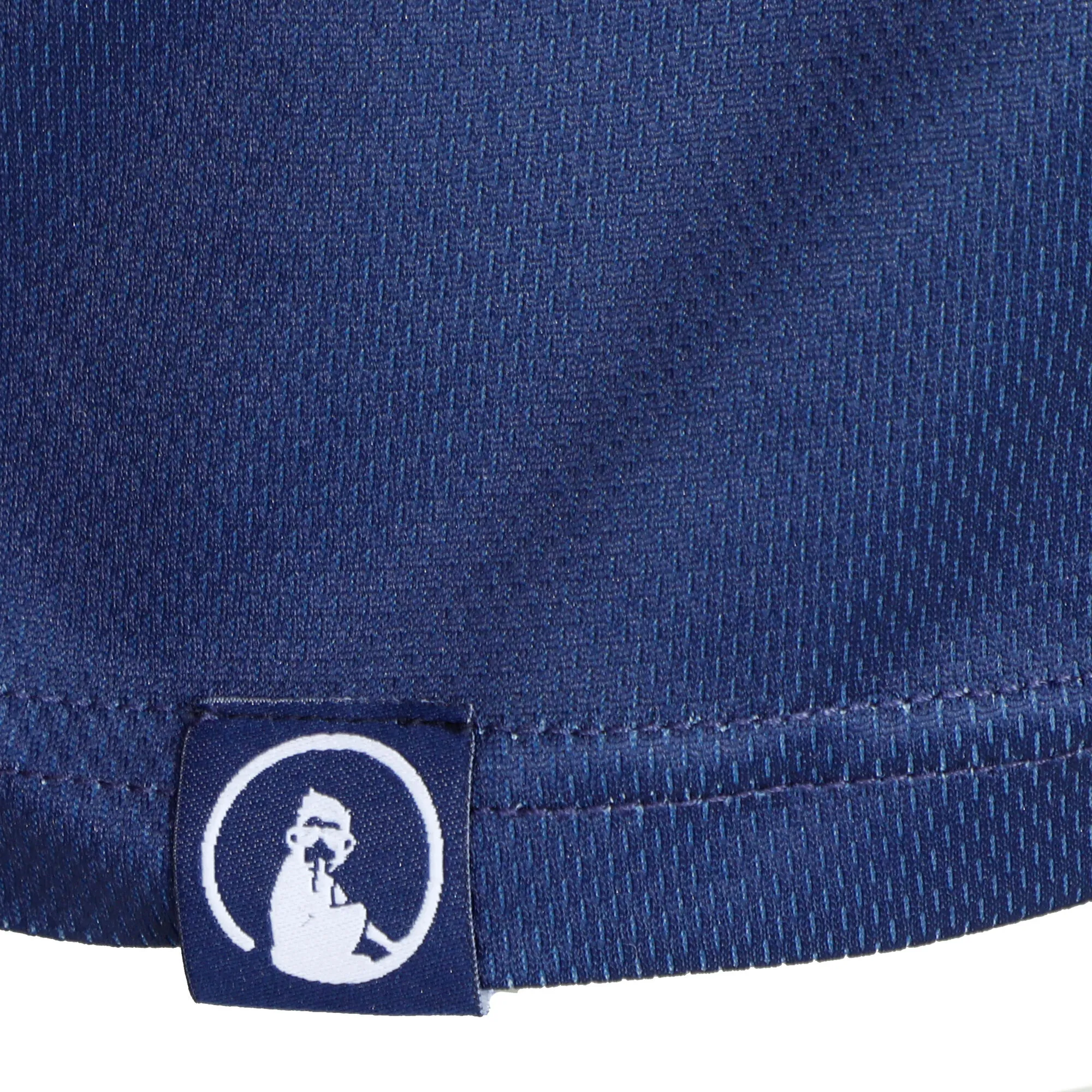 Quiet Please Retro Tournament Polo Uomini - Blu Scuro, Multicolore - immagine 3