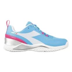 Diadora Blushield Torneo Donna - Blu Chiaro, Bianco