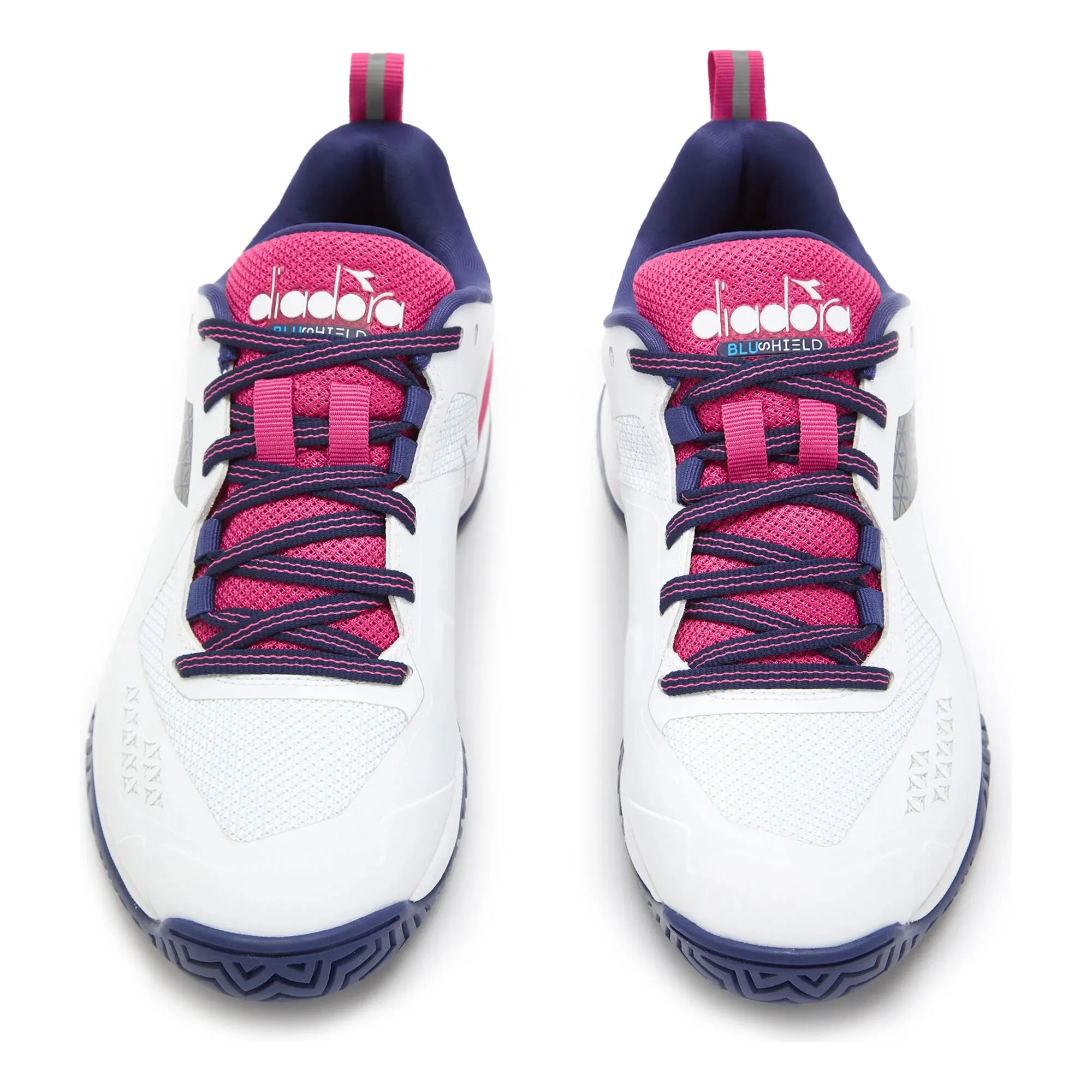 Diadora Blueshield Torneo 2 Donna - Bianco, Rosso - immagine 3