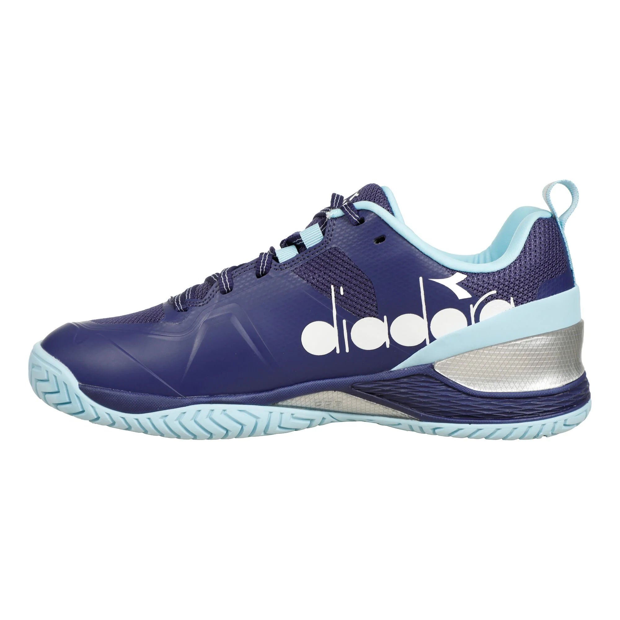 Diadora Blueshield Torneo 2 Donna - Blu Scuro, Bianco - immagine 2