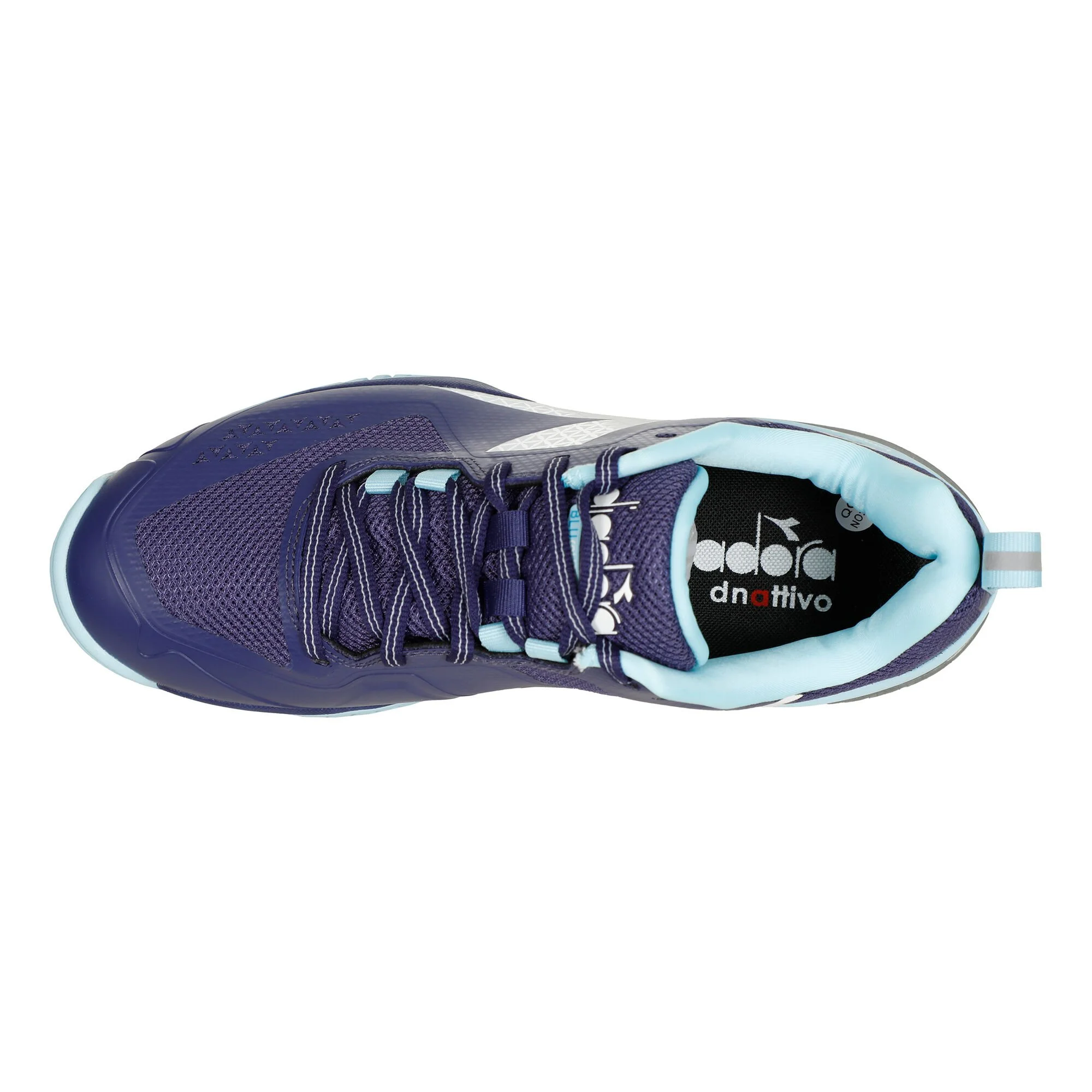 Diadora Blueshield Torneo 2 Donna - Blu Scuro, Bianco - immagine 3