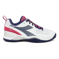 Diadora Blueshield Torneo 2 Donna - Bianco, Rosa