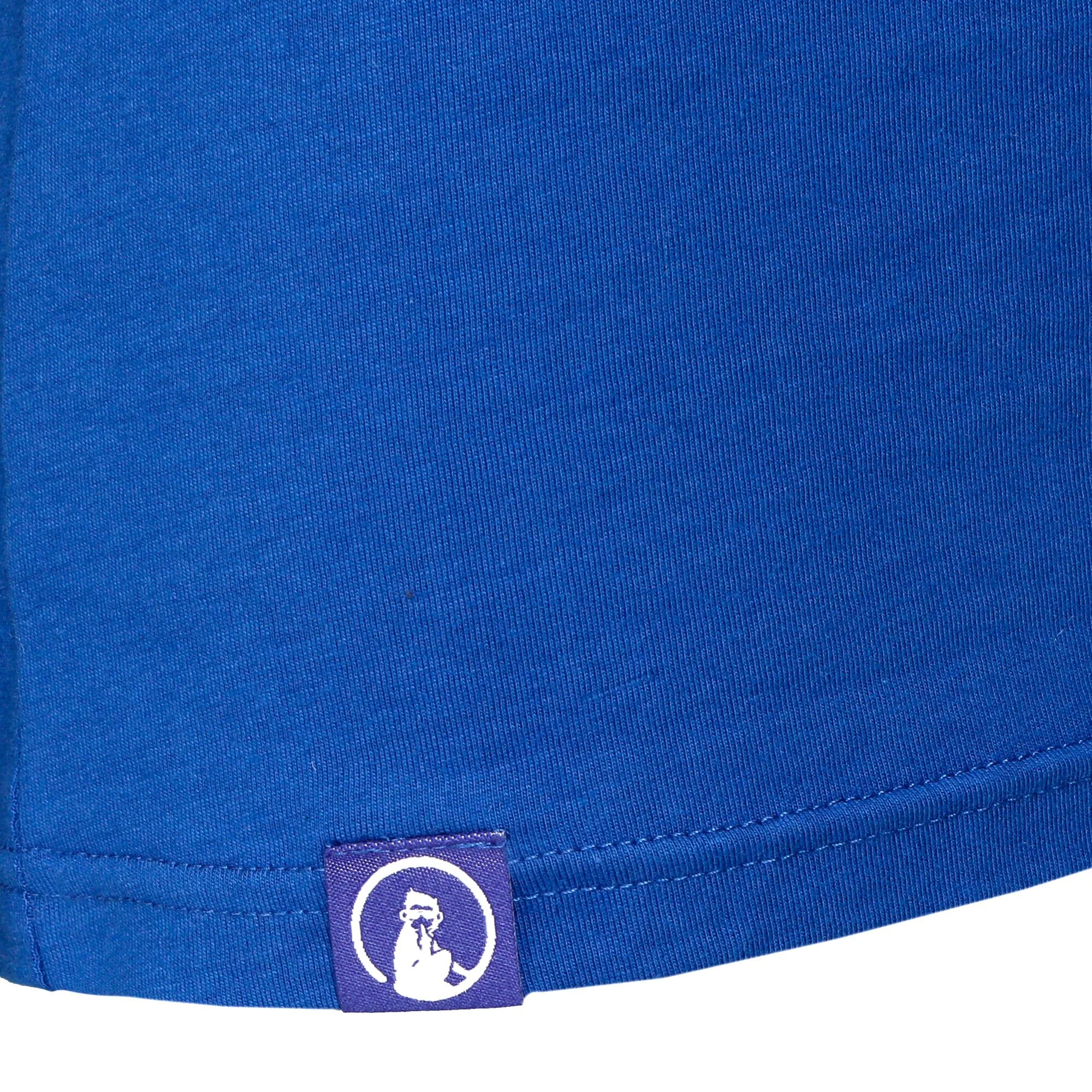 Quiet Please Retro Logo Maglietta Donna - Blu, Oro - immagine 8