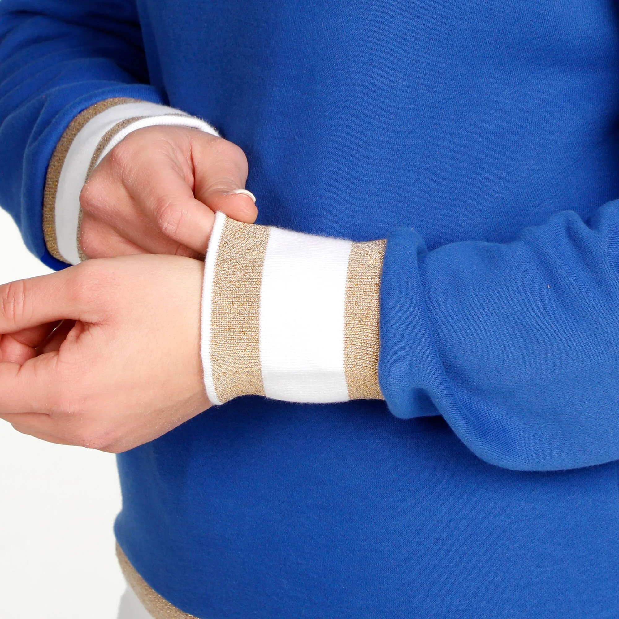 Quiet Please Retro Felpa Donna - Blu, Multicolore - immagine 9