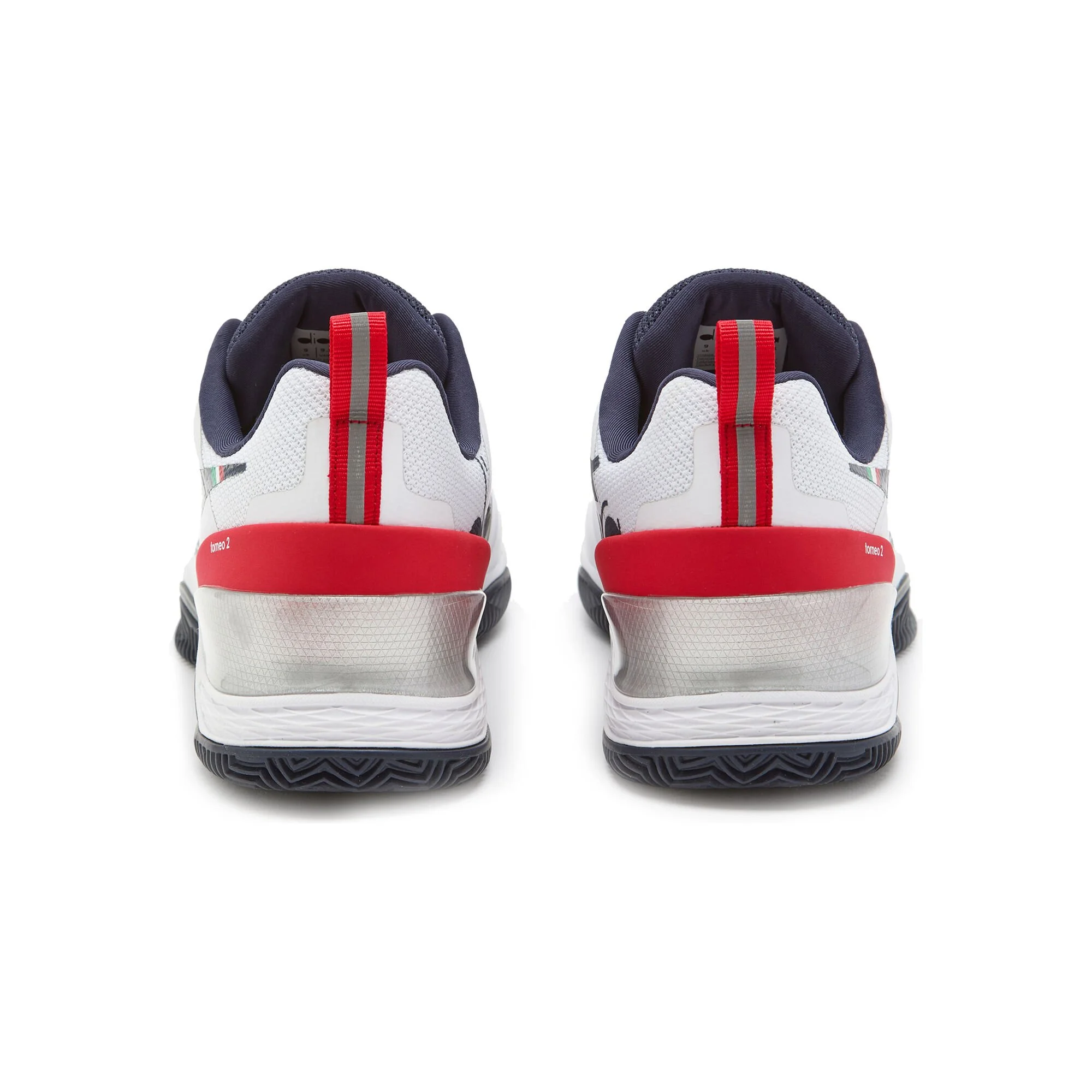 Diadora Blushield Torneo 2 Scarpa Per Terra Rossa Uomini - Bianco, Blu Scuro - immagine 5