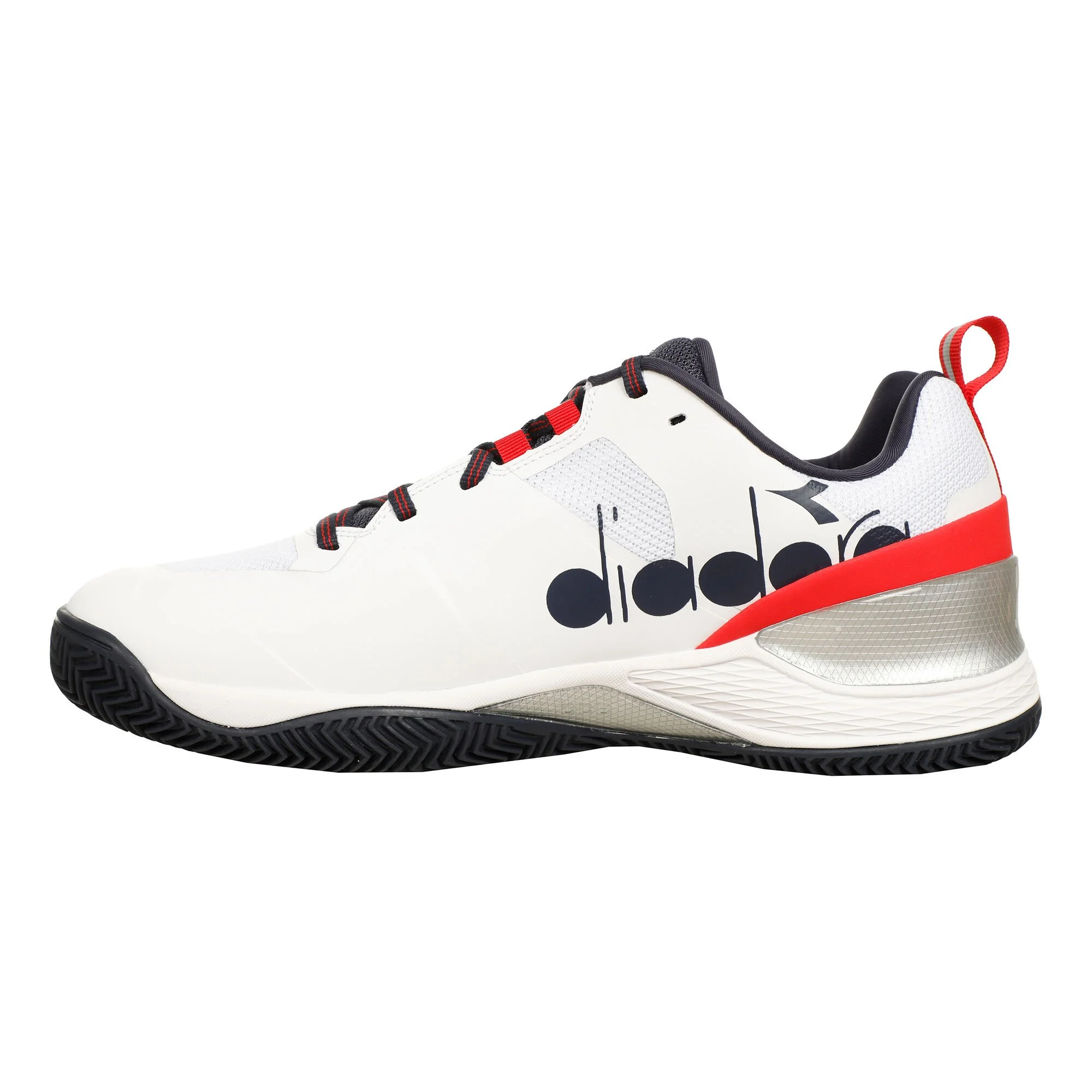 Diadora Blushield Torneo 2 Scarpa Per Terra Rossa Uomini - Bianco, Blu Scuro - immagine 2