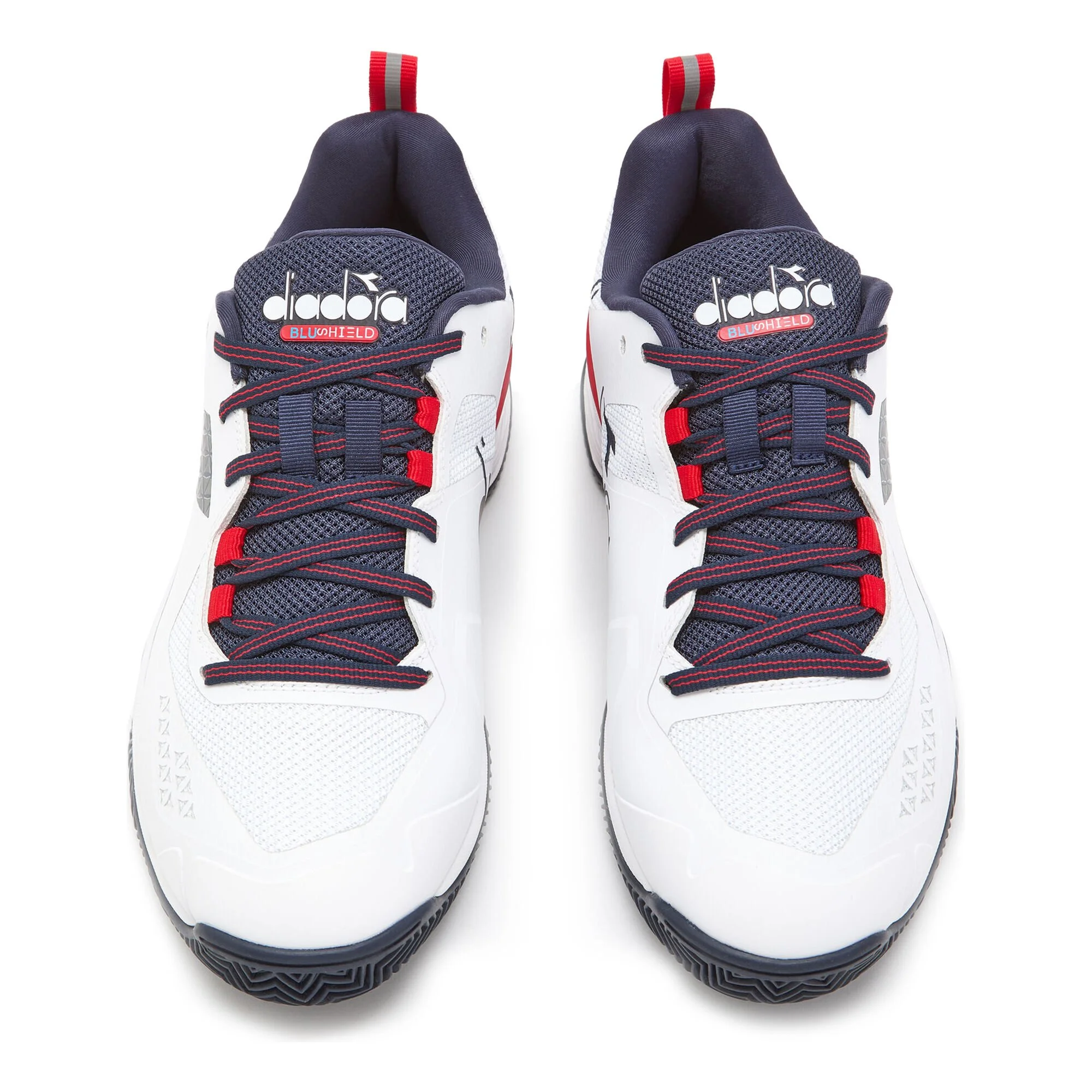 Diadora Blushield Torneo 2 Scarpa Per Terra Rossa Uomini - Bianco, Blu Scuro - immagine 3