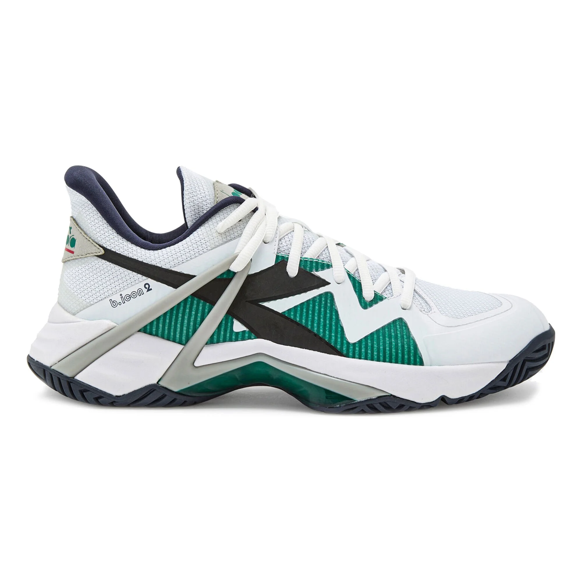 Diadora B.Icon 2 Scarpa Per Terra Rossa Uomini - Bianco, Verde
