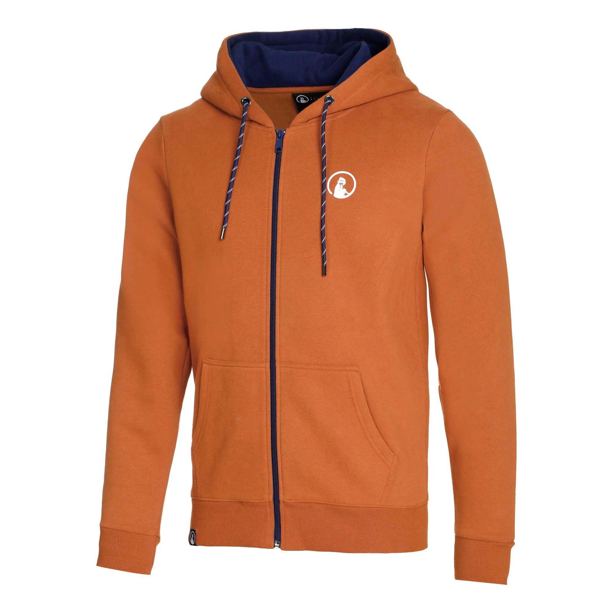 Quiet Please Retro Monkey Felpa Uomini - Arancione, Multicolore - immagine 2