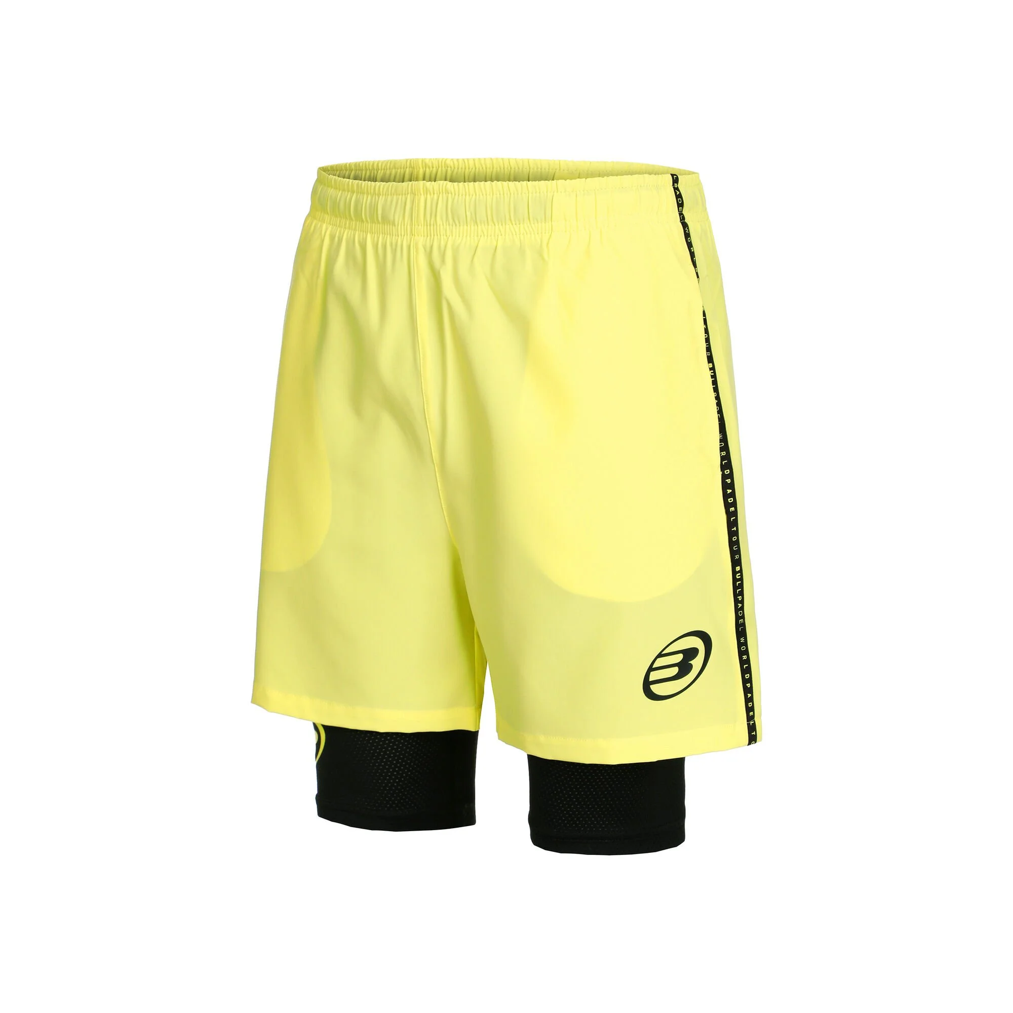 BULLPADEL Lirio Pantaloncini Uomini - Giallo, Nero