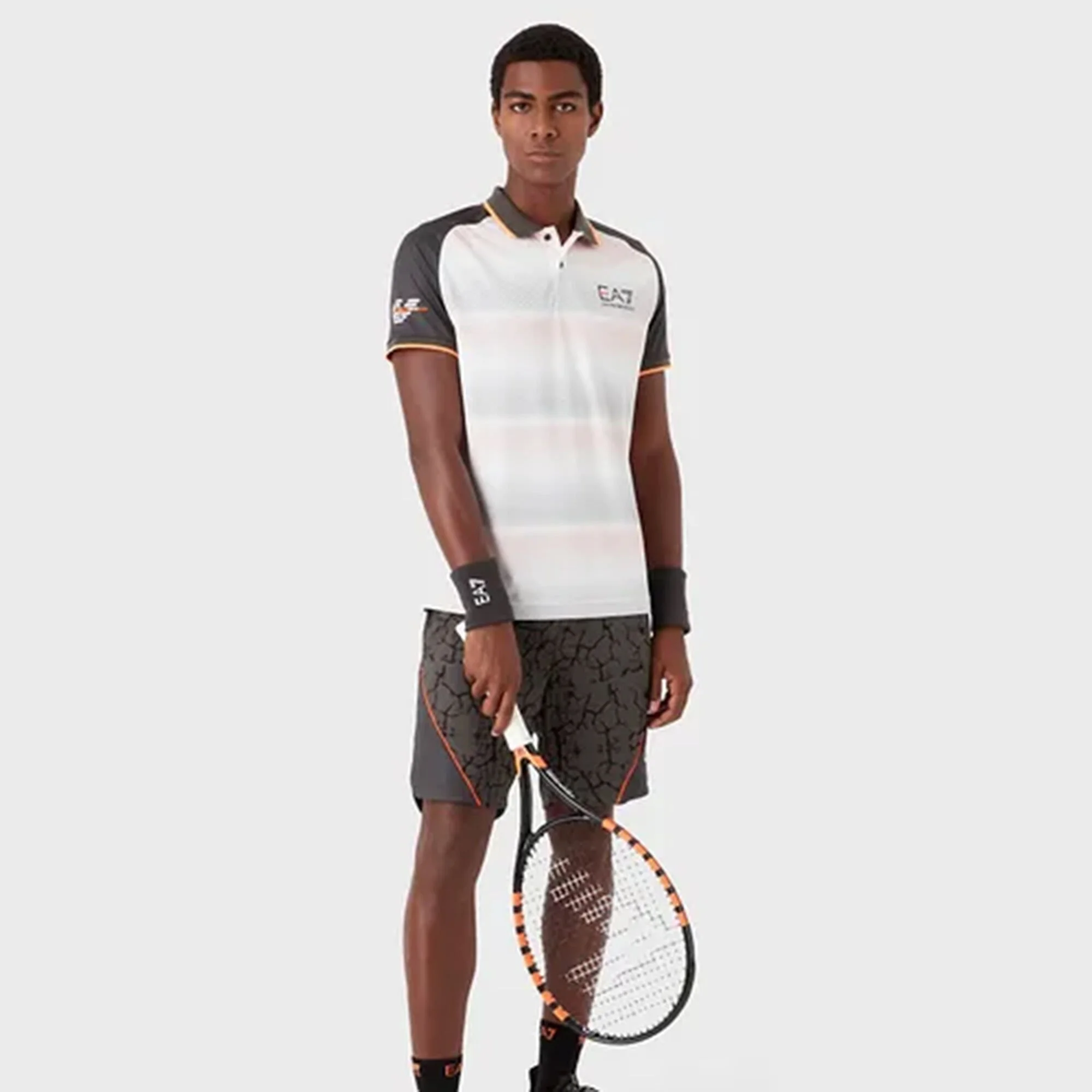 EA7 Polo Uomini - Bianco, Nero - immagine 4