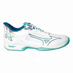 Mizuno Wave Exceed Tour 5 Scarpa Per Terra Rossa Donna - Bianco, Multicolore