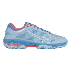Mizuno Wave Exceed Light Scarpa Per Terra Rossa Donna - Blu, Corallo