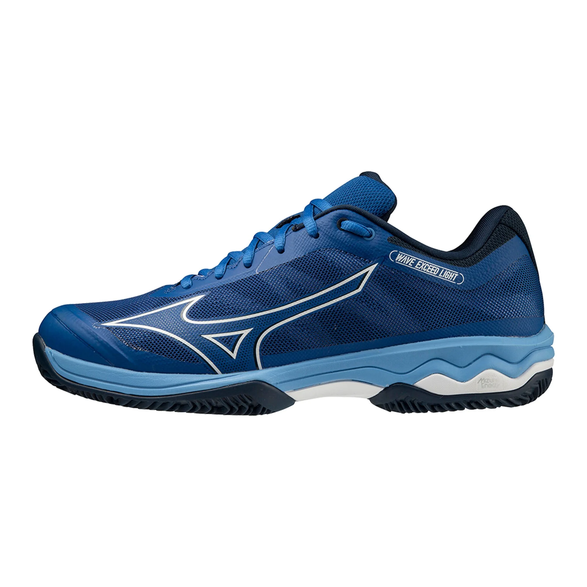 Mizuno Wave Exceed Light Scarpa Per Terra Rossa Uomini - Blu, Blu Chiaro - immagine 2