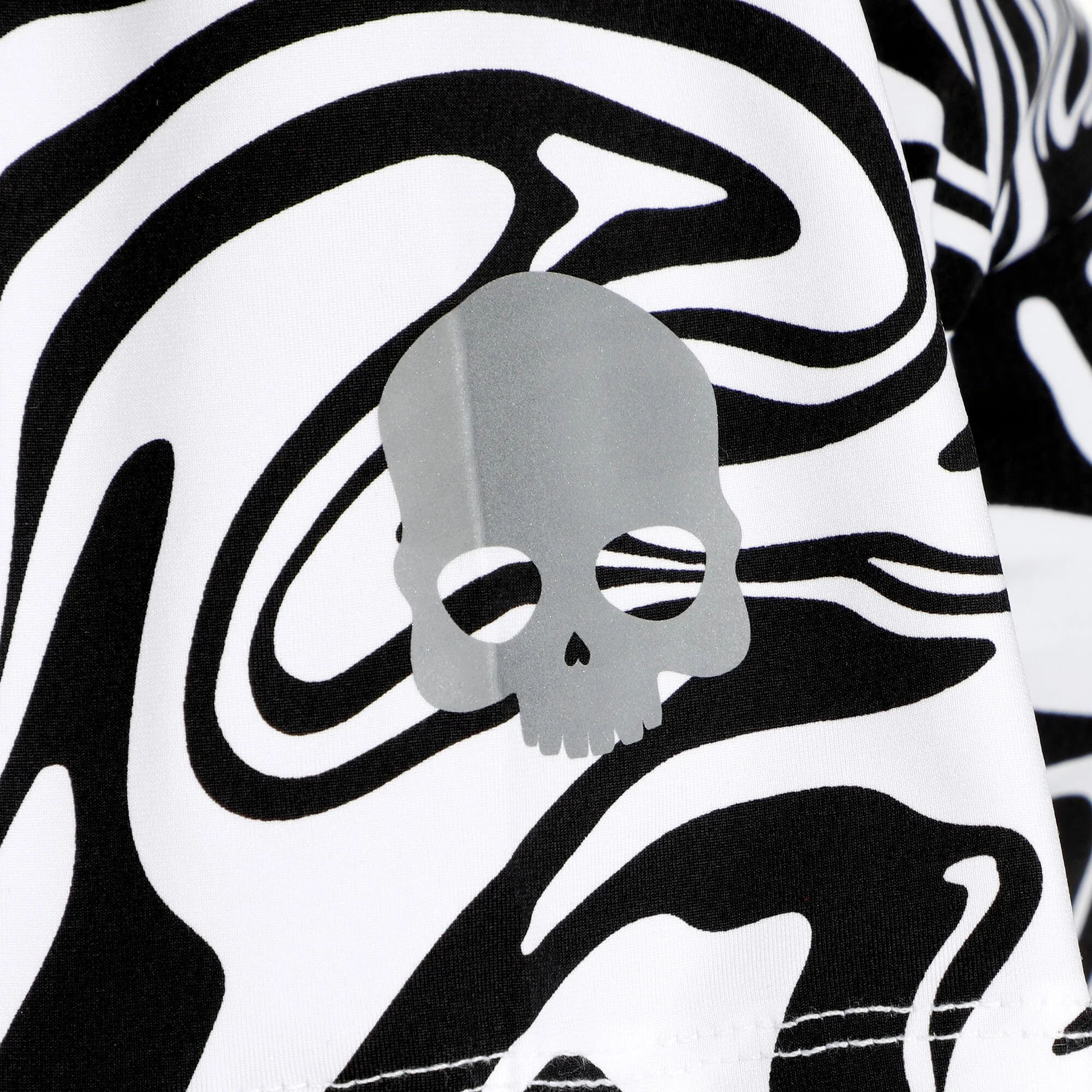 Hydrogen Tech Chrome Maglietta Donna - Bianco, Nero - immagine 4