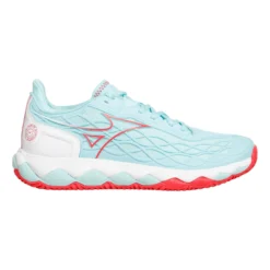 Mizuno Wave Enforce Tour Scarpa Per Terra Rossa Donna - Turchese, Corallo