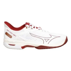 Mizuno Wave Exceed Tour 5 Scarpa Per Terra Rossa Donna - Bianco, Rosso Scuro