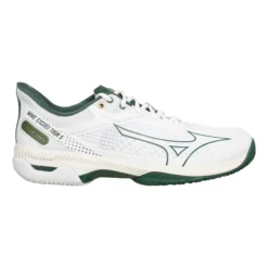 Mizuno Wave Exceed Tour 5 Scarpa Per Terra Rossa Uomini - Bianco, Verde Scuro