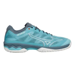 Mizuno Wave Exceed Light Scarpa Per Terra Rossa Uomini - Turchese, Blu