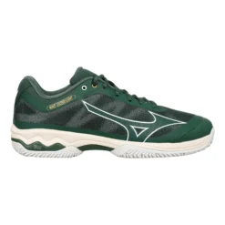 Mizuno Wave Exceed Light Scarpa Per Terra Rossa Uomini - Verde Scuro, Bianco