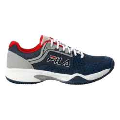 Fila Sabbia Lite Scarpa Per Terra Rossa Uomini - Blu Scuro, Grigio