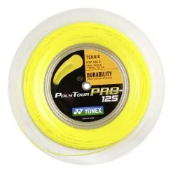 YONEX Poly Tour Pro Rotolo Di Corde 200m - Giallo
