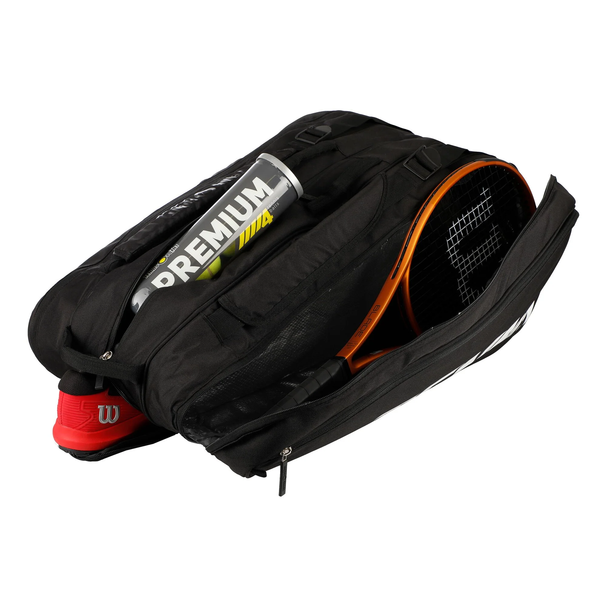 Tennis-Point Premium Blackline 12R - Nero, Bianco - immagine 5