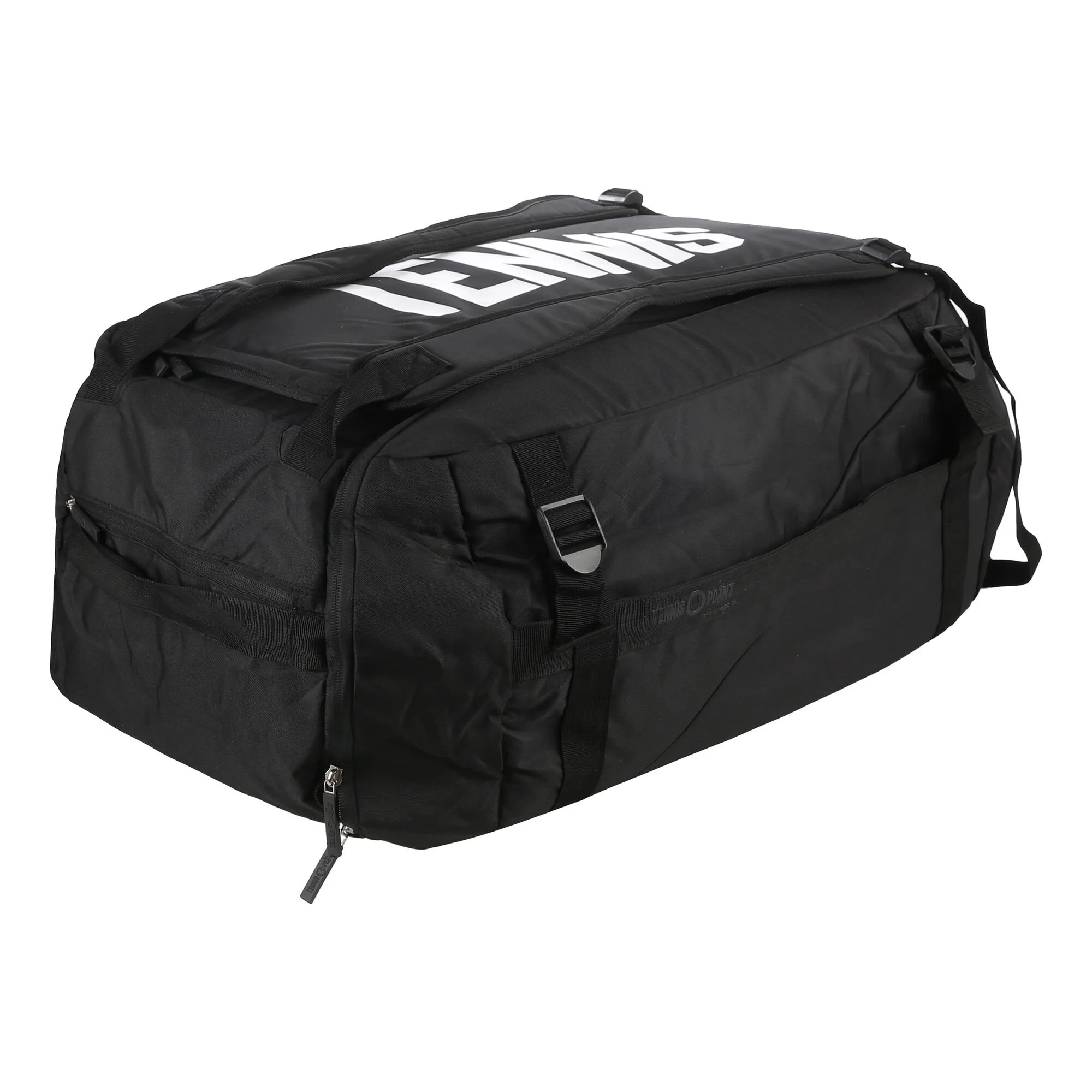 Tennis-Point Premium Blackline Duffelbag Borsa Per Racchetta - Nero, Bianco
