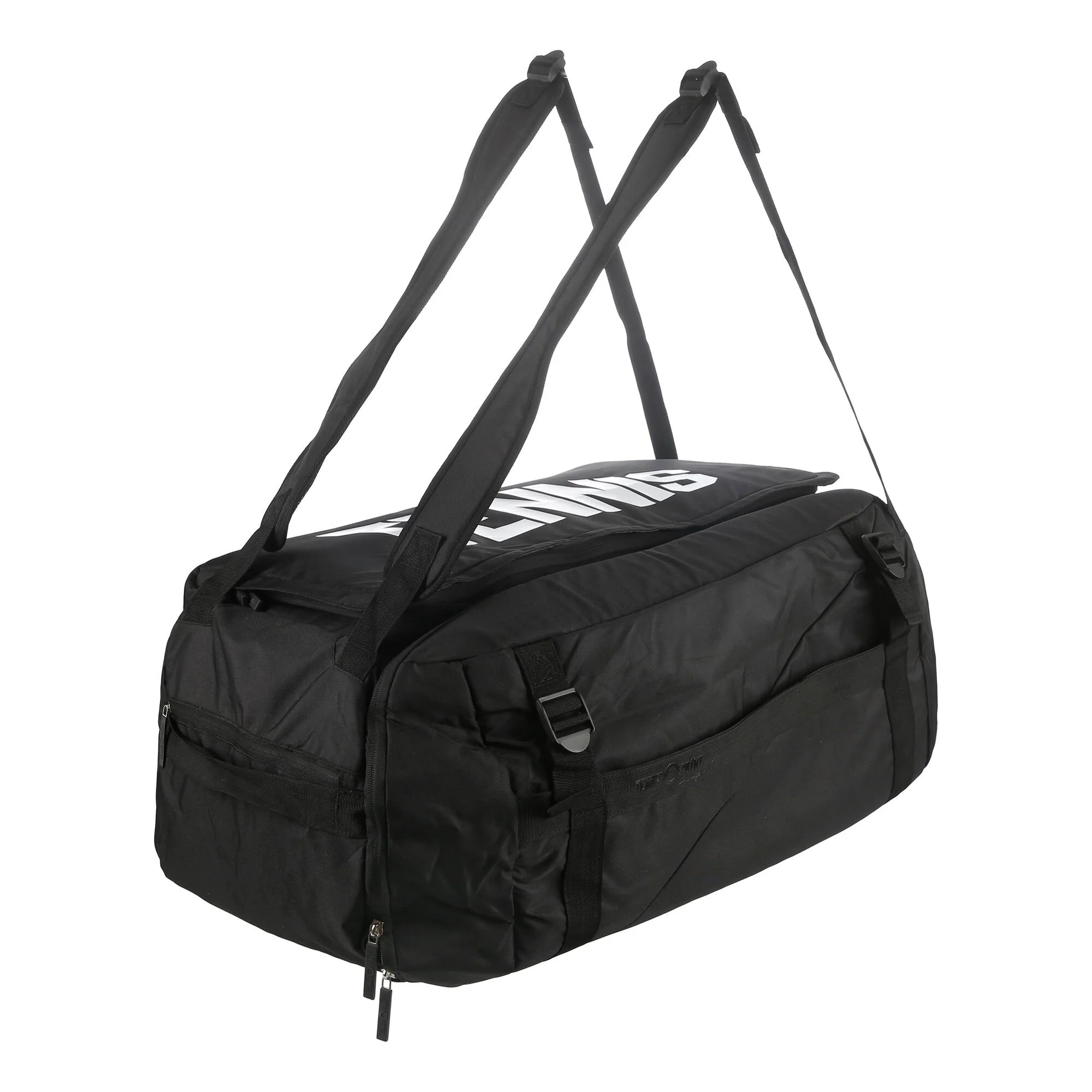Tennis-Point Premium Blackline Duffelbag Borsa Per Racchetta - Nero, Bianco - immagine 11