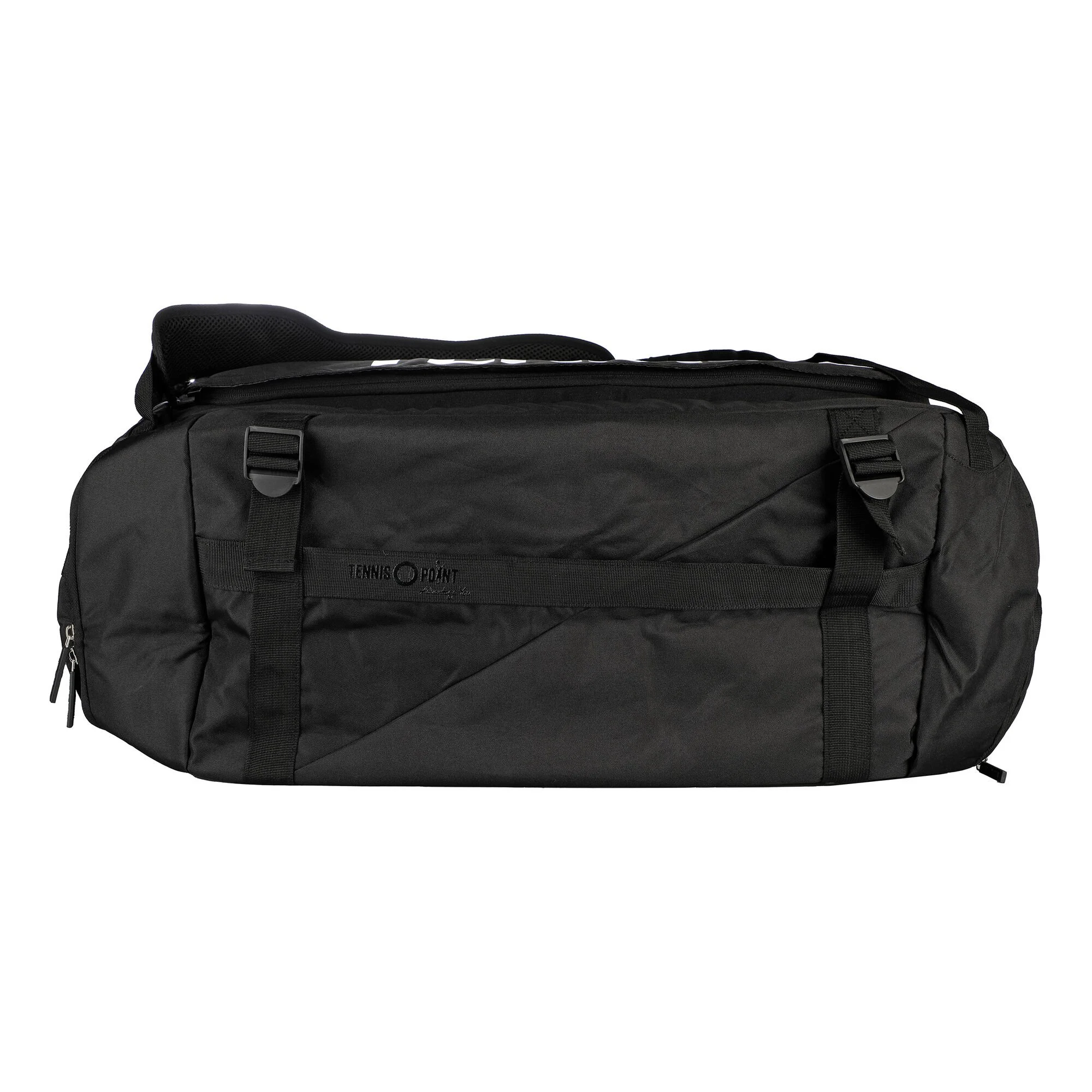 Tennis-Point Premium Blackline Duffelbag Borsa Per Racchetta - Nero, Bianco - immagine 3
