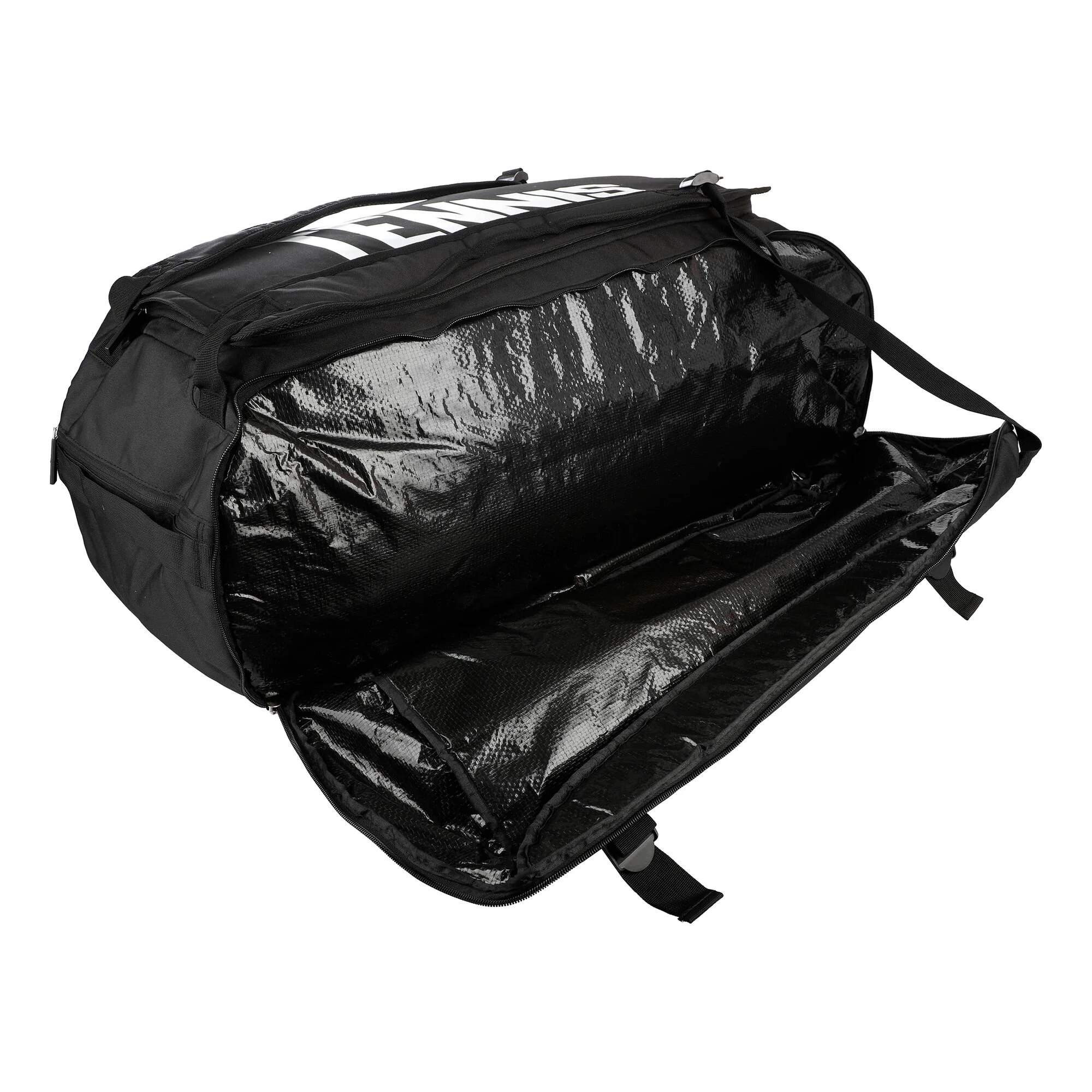 Tennis-Point Premium Blackline Duffelbag Borsa Per Racchetta - Nero, Bianco - immagine 13