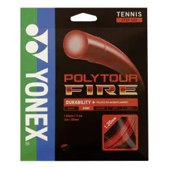 YONEX Poly Tour Fire Set Di Corde 12m - Rosso