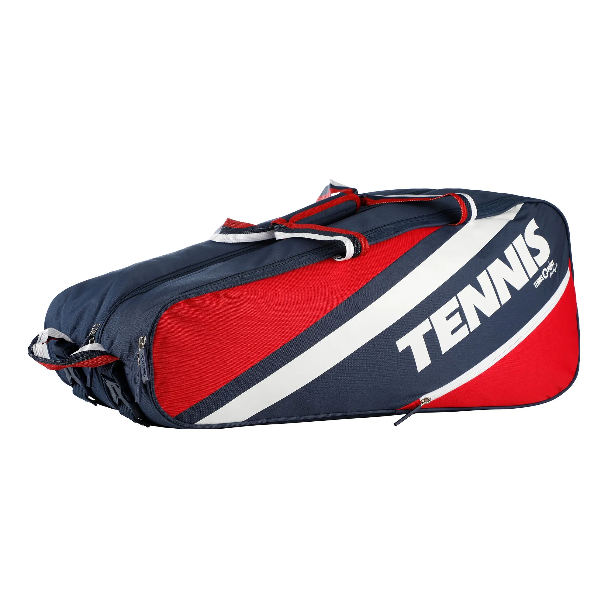 Tennis-Point Classic 6R Borsa Per Racchetta - Blu Scuro, Multicolore
